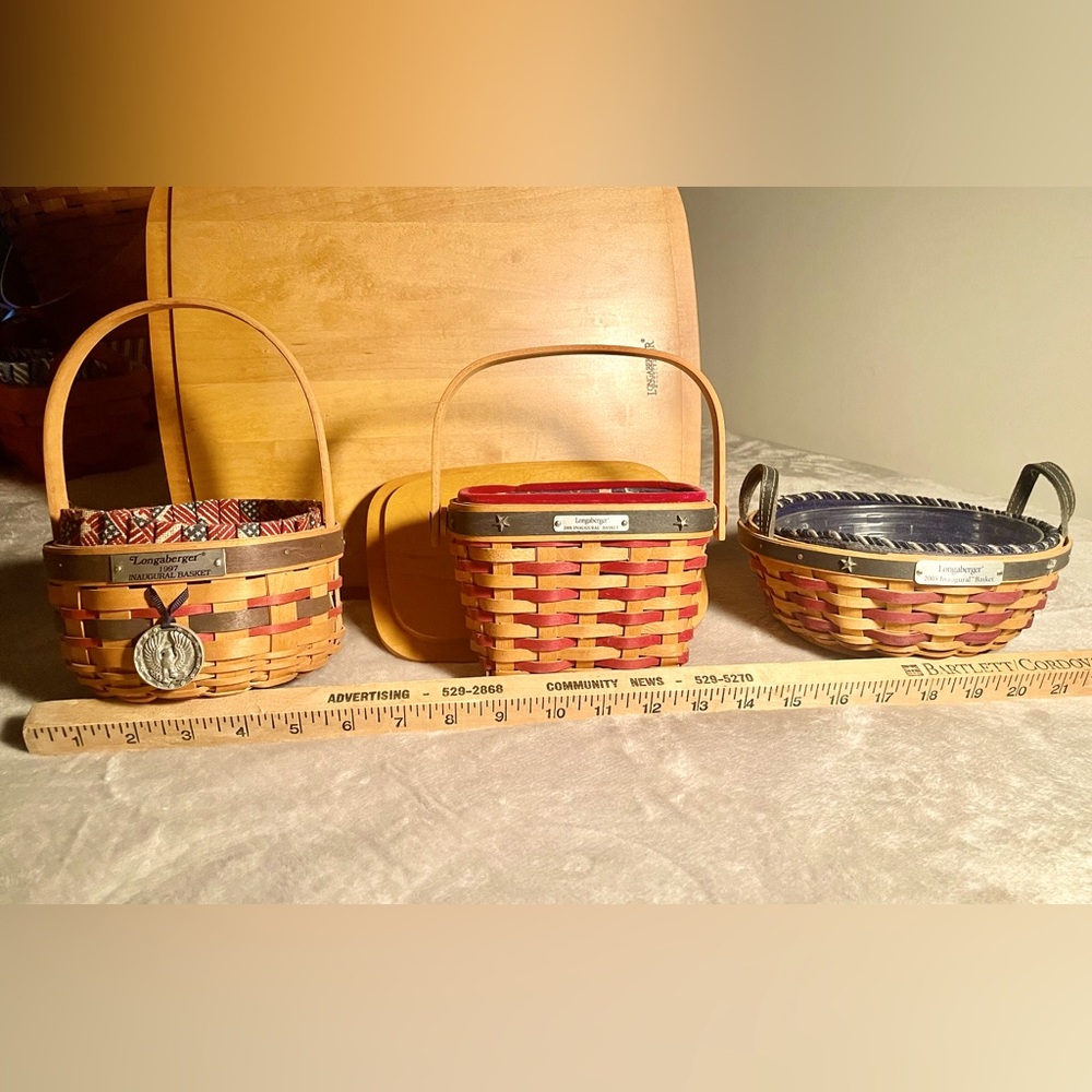 Longaberger 3 Inaugural Baskets
